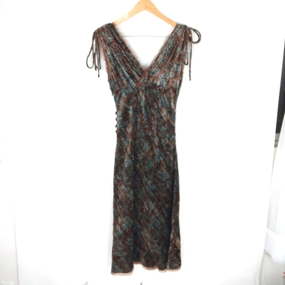 Peruvian Connection Boho Velvet Dress - Picture 10 of 11